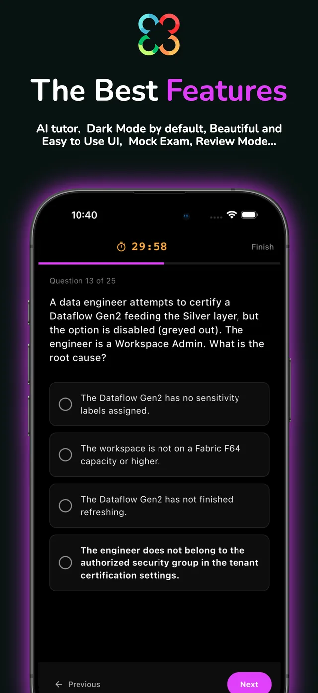 DP-600 screenshot